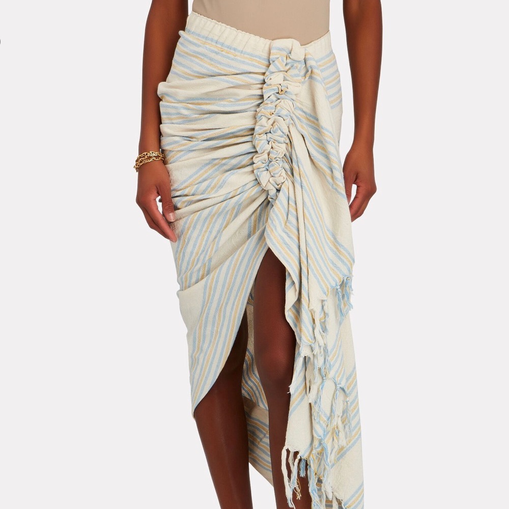 Just be queen tulum sarong high low skirt